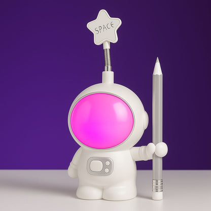 Lámpara Nocturna Astronauta — Luz Ambiente que Inspira