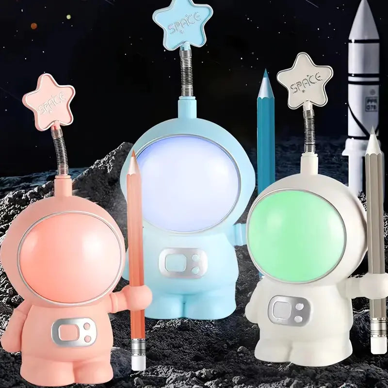 Lámpara Nocturna Astronauta — Luz Ambiente que Inspira